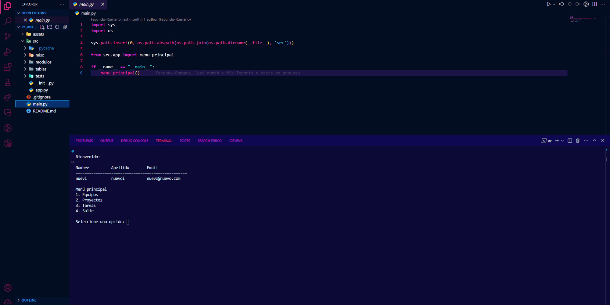 CodeLens proyecto universitario